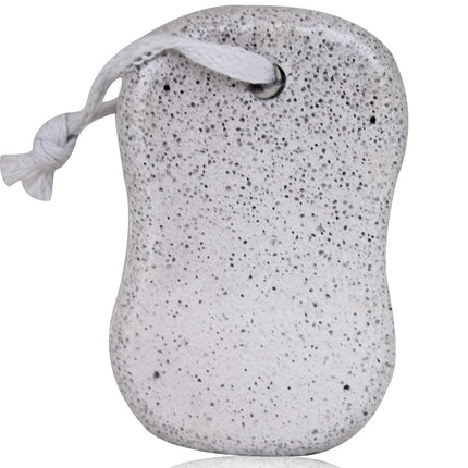 Oval foot scrubber stone with handle