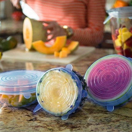 Reusable silicone covers for bowls