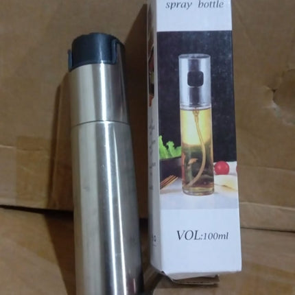 Oil Spray Bottle for Dosa | Food Grade Stainless Steel Glass Oil Spray Bottle (100 ML)