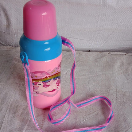 pink water bottle