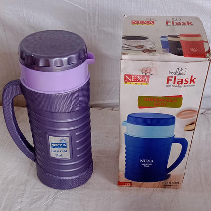 Thermos flask for travel with leakproof lid