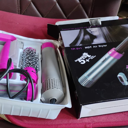 5 In 1 Hair Dryer Brush, Multifunctional Hot Air Styler Hair Tools