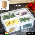 4 Grid / Brown Box