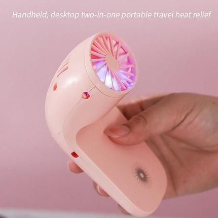 Portable Mobile Phone Holder Fan Handheld, Multi-Function (Battery Not Include)