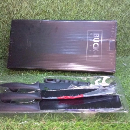 Complete stainless steel knife set for cooking