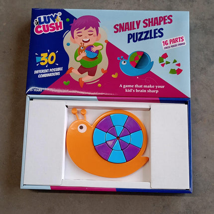 Mini Snail Puzzle â€“ STEM Educational Toy, Puzzle Games for Ages 3-6 (Mix Color)