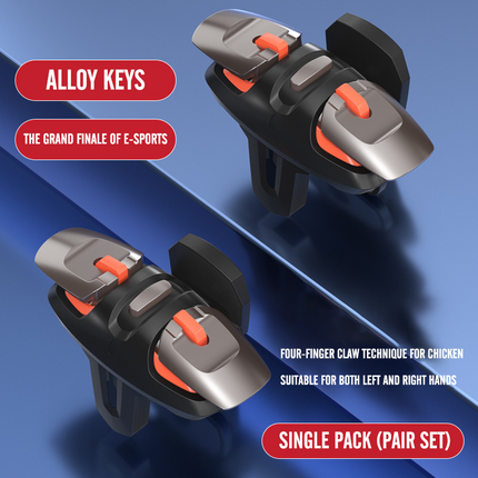 High Quality Six-finger Control L1R1 4 Speed High Frequency Mobile Phone Game Controller Joystick Trigger for BGMI