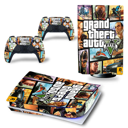 Full Set Sticker for PS5 Protective Film Disc Edition Decal Cover for PS5 Console Controller Skin Sticker