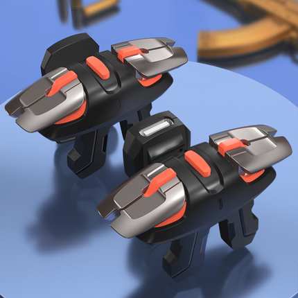 High Quality Six-finger Control L1R1 4 Speed High Frequency Mobile Phone Game Controller Joystick Trigger for BGMI