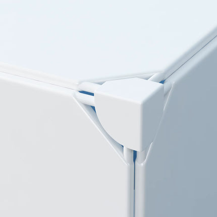 ND MART DIY Modular Plastic Modern Eco-Friendly Cube Storage Organizer Large Capacity Multi-functional Cabinet Doors for Closet Shoe 2 LYER