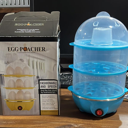Egg Boiler / Poacher / Cooker / Electric Steamer (3 Layer)