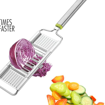 Versatile kitchen cutter and slicer with grater feature