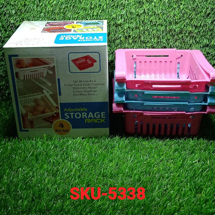 Trays in use