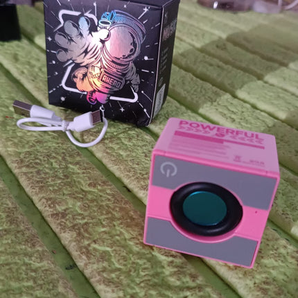 Mini Speaker Portable Wireless Speaker with Immersive Sound  (1 Pc / Mix Color)