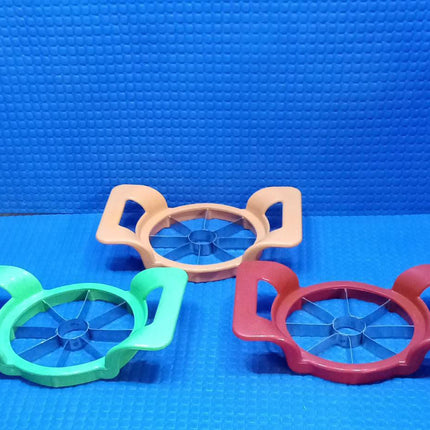 Vibrant apple cutter, easy to use.
