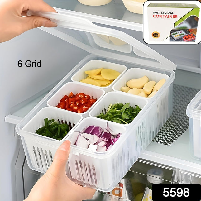 Fridge Storage Box â€“ Freezer & Kitchen Organizer for Vegetables & Food (1 Pc)