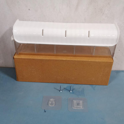 Acrylic organizer with multiple compartments for organizing drawer items