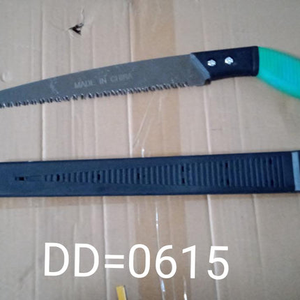Saw with sharp chromium edges for cutting