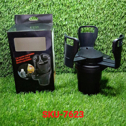 Vehicle cup holder with cushion set