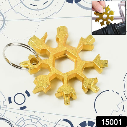 18-in-1 Snowflake Multi-Tool â€“ Portable Bottle Opener, Screwdriver & Wrench