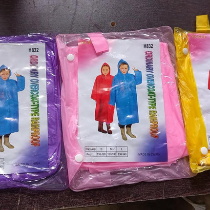 Outdoor raincoat for kids, girlâ€™s & boyâ€™s rainwear