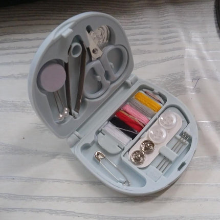 Mini Travel Sewing Kit for Beginners with Threads & Scissors