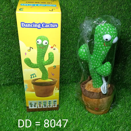 Dancing cactus toy with playful movements and music