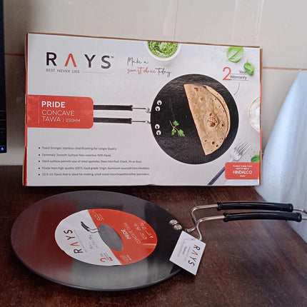 Multi Purpose Aluminium Rays Roti Tawa (10 Inch / 3 MM / 1-Year warranty)