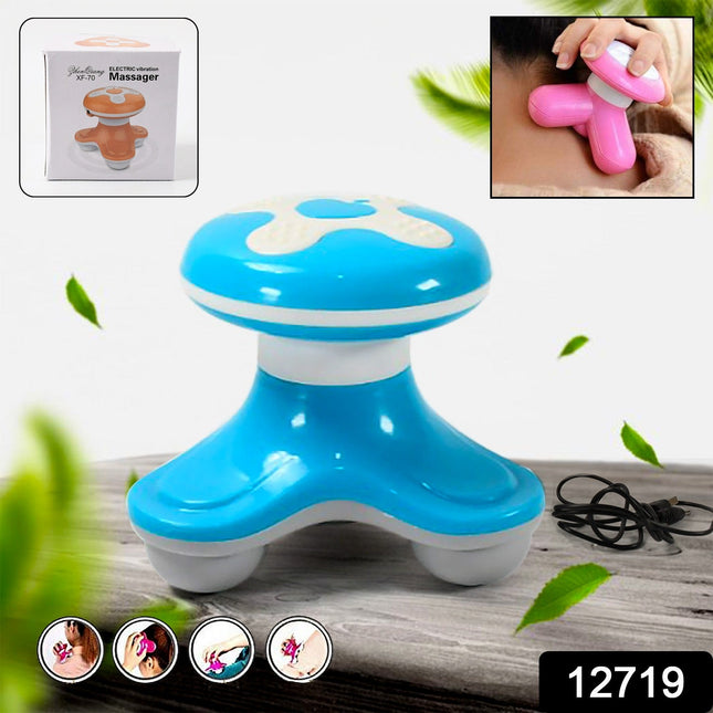 Triangle USB Mini Massager â€“ Multifunction, Automatic Switch, Fatigue Relief (1 Pc/ Battery Not Included)