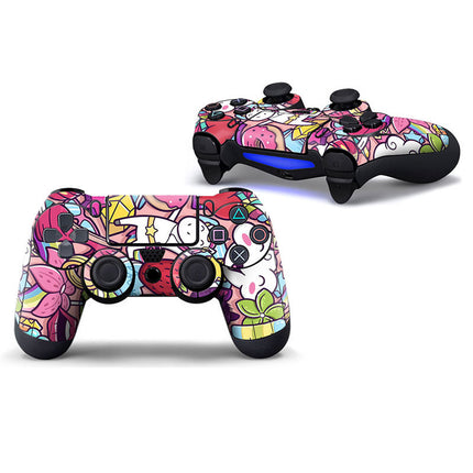 Hot Design Gamepad Skin Sticker Decal for PS4 Playstation 4 Controller PVC Vinyl Sticker Protector