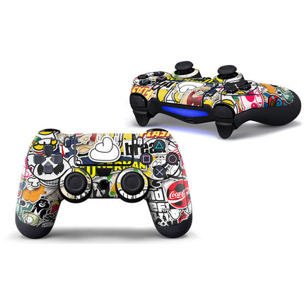Hot Design Gamepad Skin Sticker Decal for PS4 Playstation 4 Controller PVC Vinyl Sticker Protector