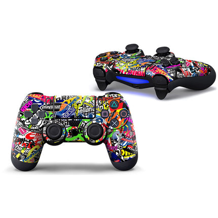 Hot Design Gamepad Skin Sticker Decal for PS4 Playstation 4 Controller PVC Vinyl Sticker Protector