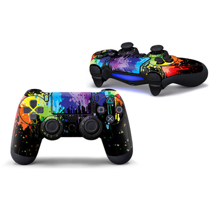 Hot Design Gamepad Skin Sticker Decal for PS4 Playstation 4 Controller PVC Vinyl Sticker Protector