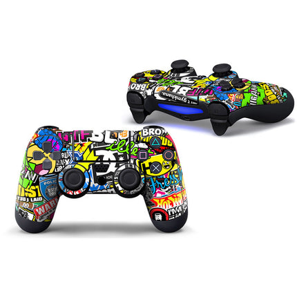 Hot Design Gamepad Skin Sticker Decal for PS4 Playstation 4 Controller PVC Vinyl Sticker Protector