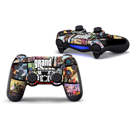 Hot Design Gamepad Skin Sticker Decal for PS4 Playstation 4 Controller PVC Vinyl Sticker Protector