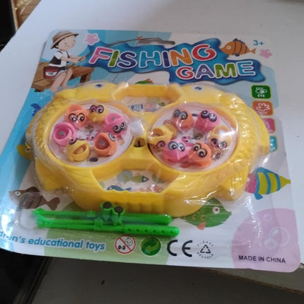 Fishing Game for Kids, Include 12 Pieces Fishes and 2 Fishing Rod, (1 Set)