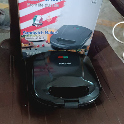 Sandwich Maker Makes Sandwich Non-Stick Plates| Easy to Use with Indicator Lights Sandwich toaster