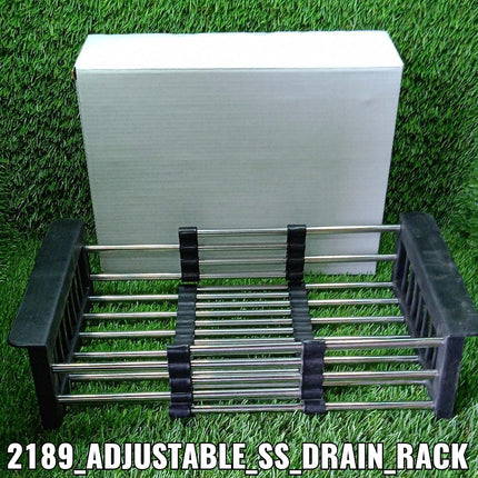 Stainless steel dish drainer for sinks