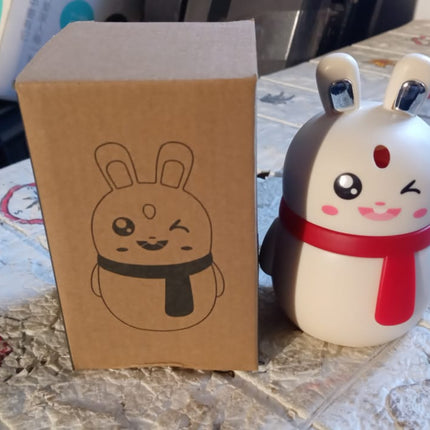 Rabbit Shape Press-Type Toothpick Dispenser – Cute & Durable Tabletop Accessory