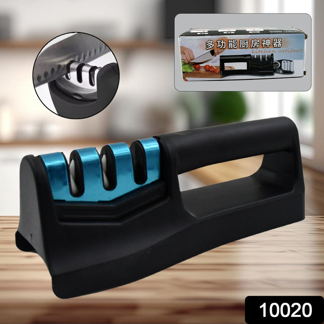 Kitchen Knife Sharpener â€“ Handheld for Chefs & Serrated Knives (1 Pc, Chopper Not Included)